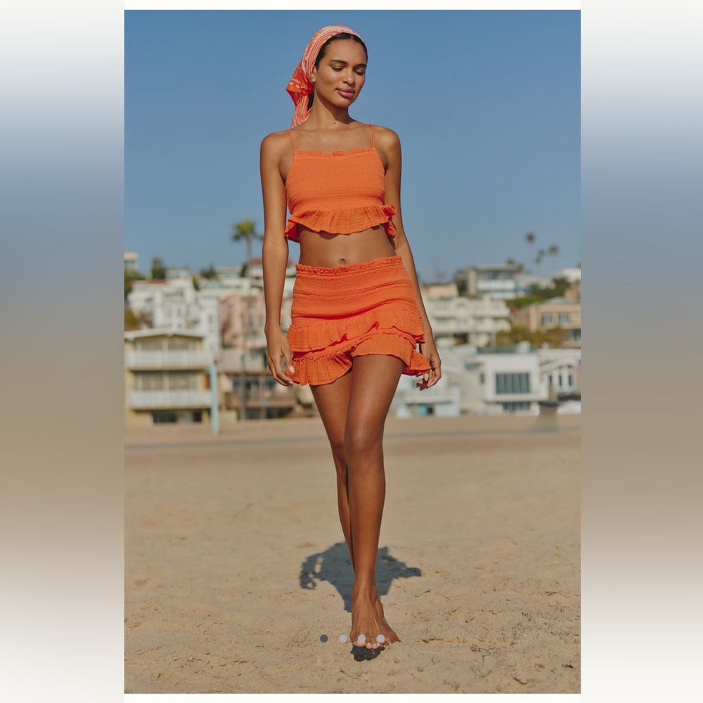 Celandine gauze skirt - matching set